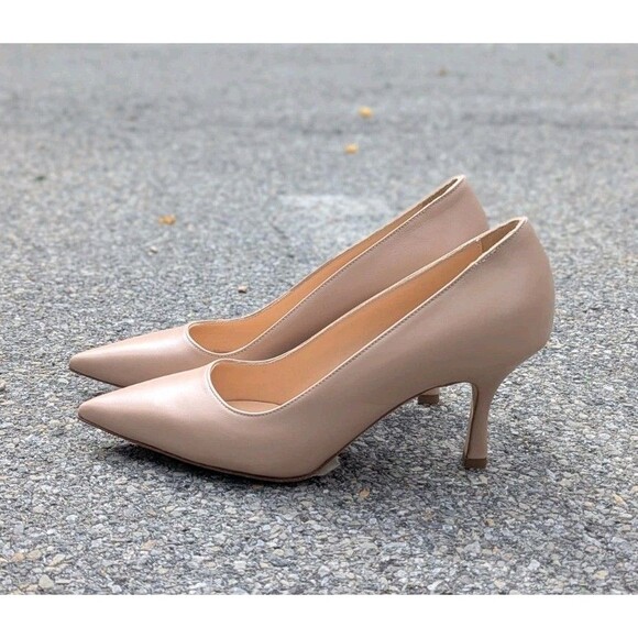Kuhmune London Size 38.5 Nude Becky Pumps - Picture 1 of 5